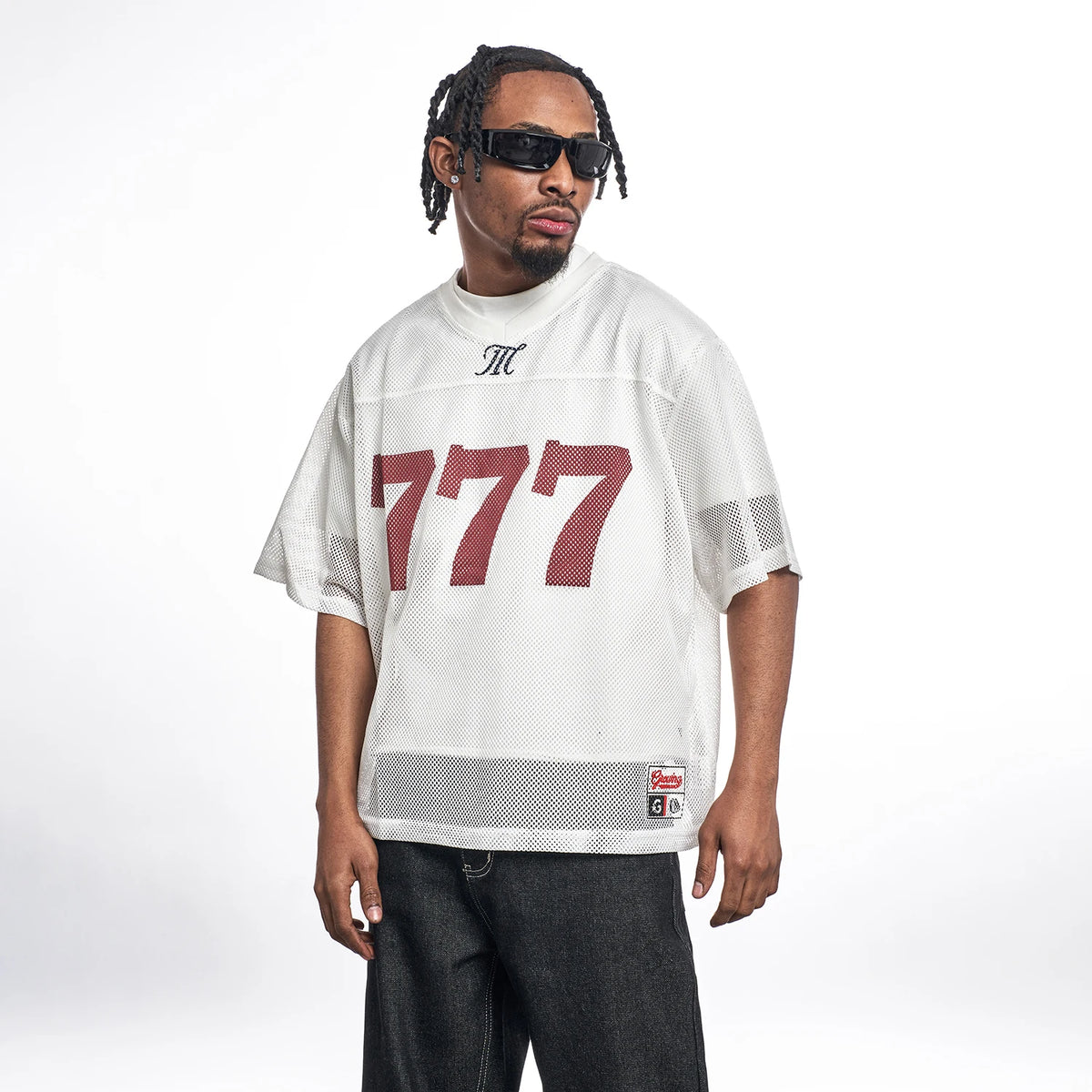 MT99 777 Mesh Football Jersey model front view