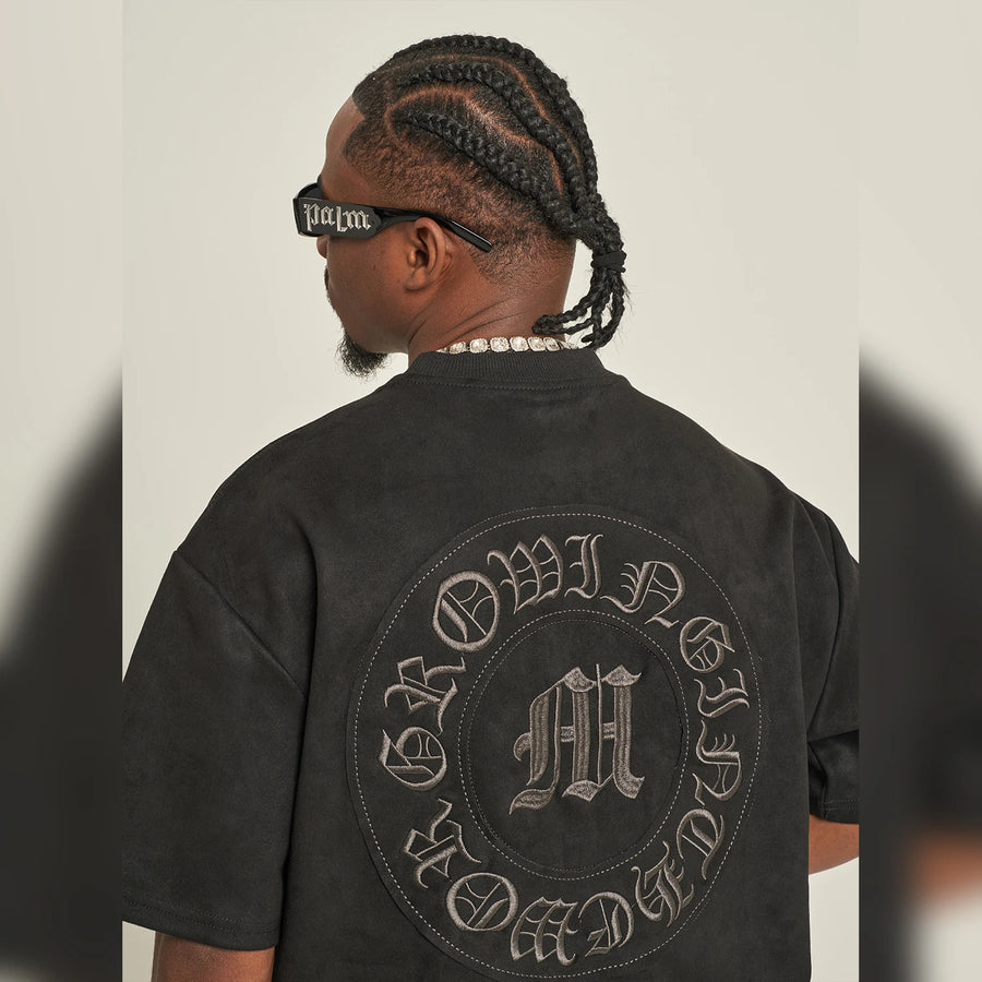 MT99 Crest Washed Graphic Tee flat product view