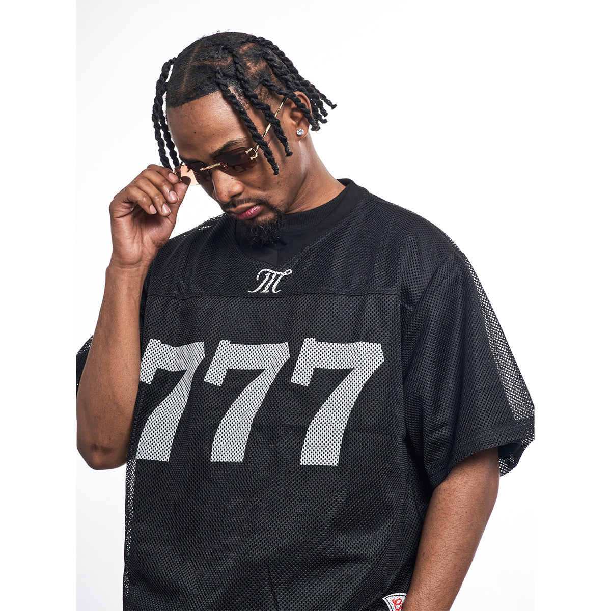MT99 777 Mesh Football Jersey flat product view 4