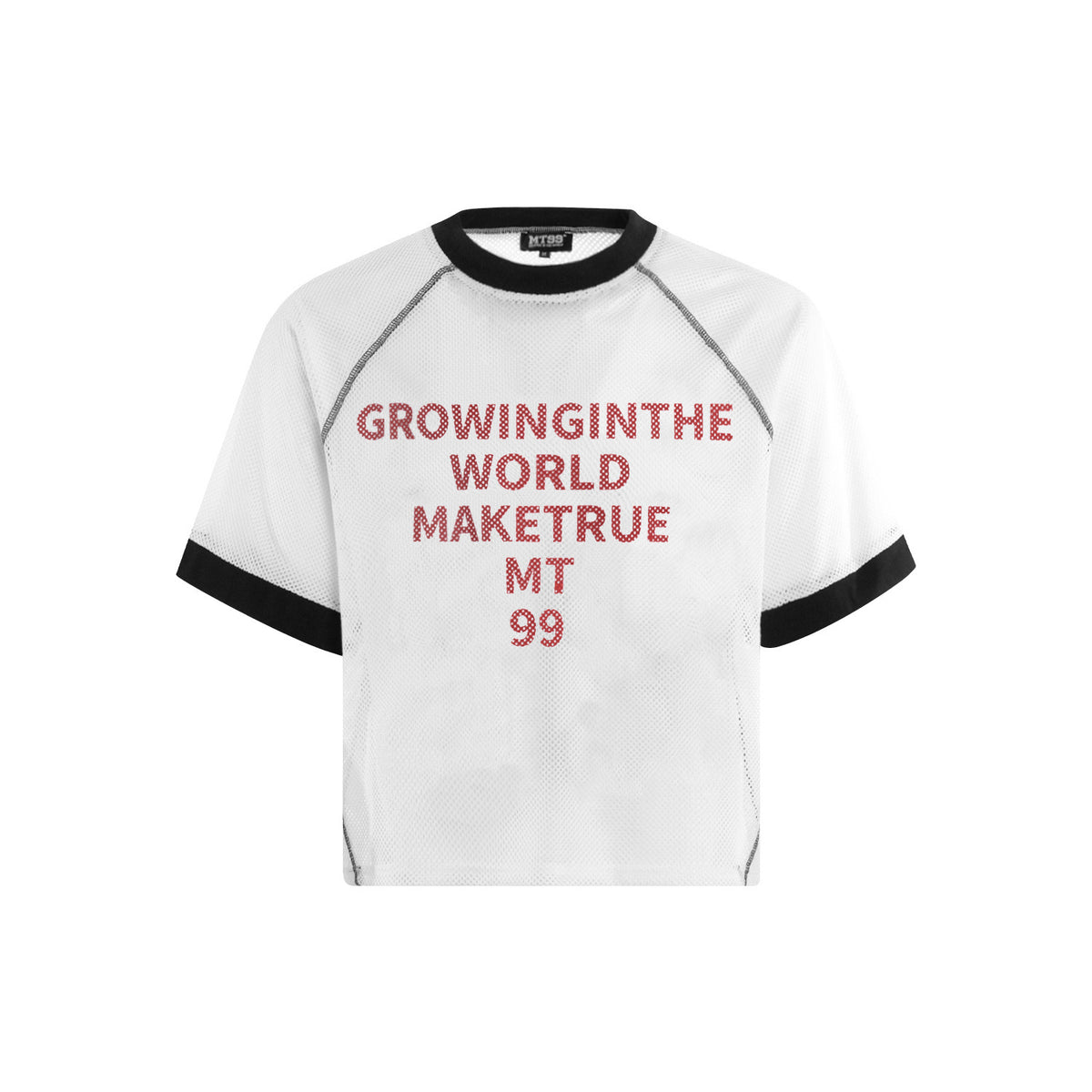 MT99 Make True Cropped Ringer Tee product image 6