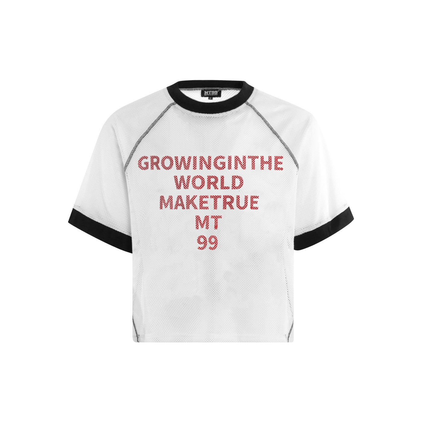 MT99 Make True Cropped Ringer Tee product image 6