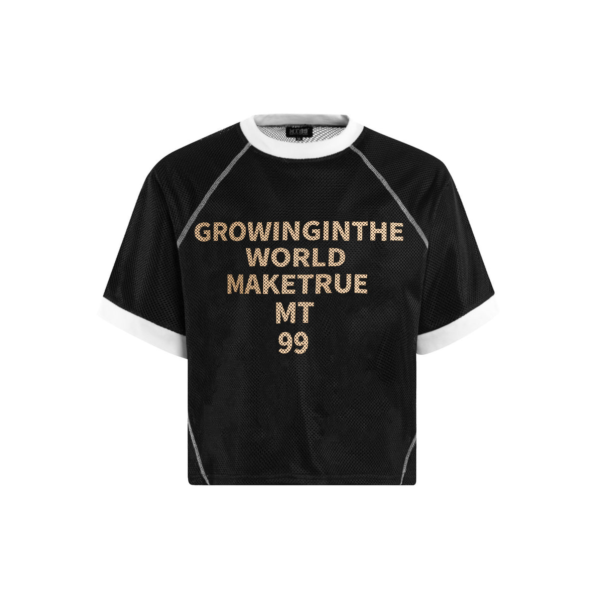 MT99 Make True Cropped Ringer Tee product image 7