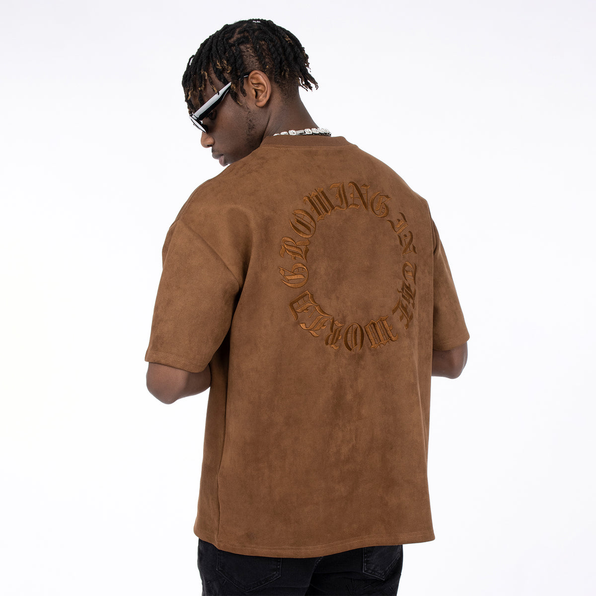 MT99 Garment-Dyed Embossed Graphic Tee product image 3