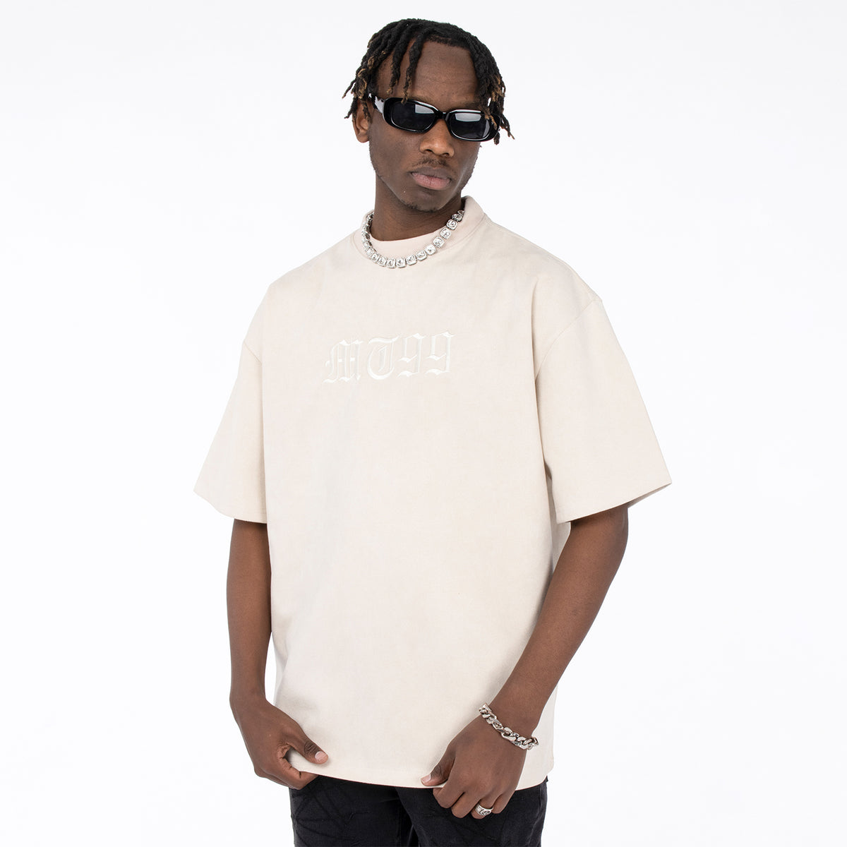 MT99 Garment-Dyed Embossed Graphic Tee product image 4