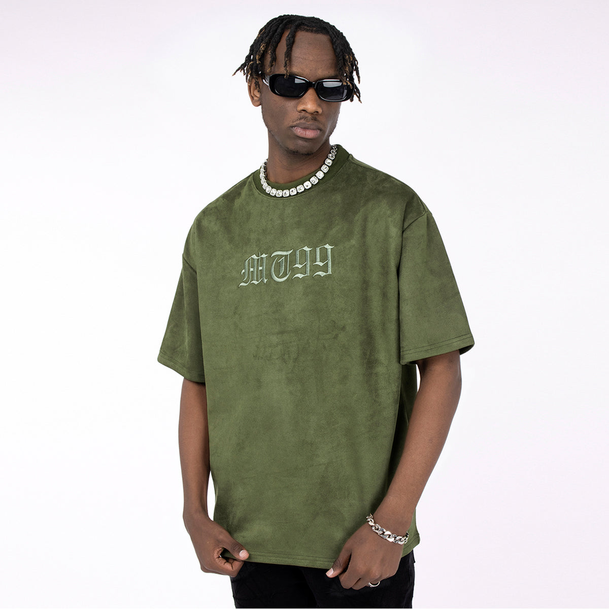 MT99 Garment-Dyed Embossed Graphic Tee product image 5