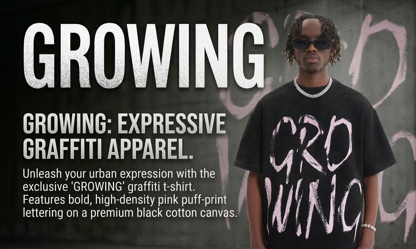 MT99 Growing Oversized Graphic Tee fabric and construction detail