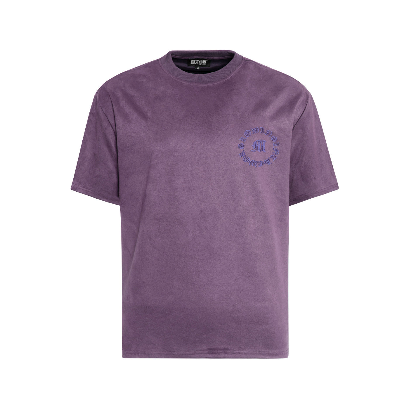 MT99 Crest Washed Graphic Tee fabric and construction detail