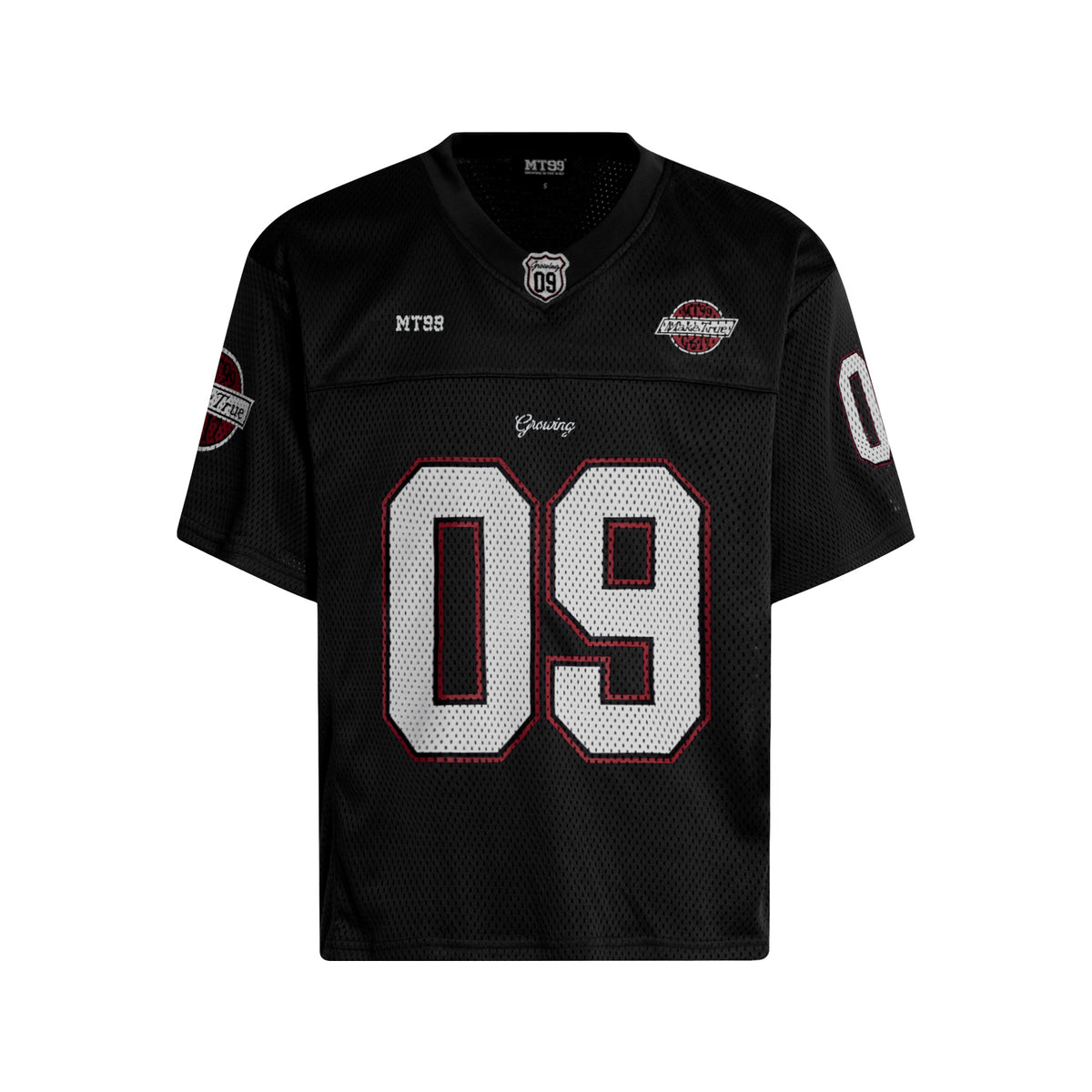 MT99 09 Patch Football Jersey flat product view