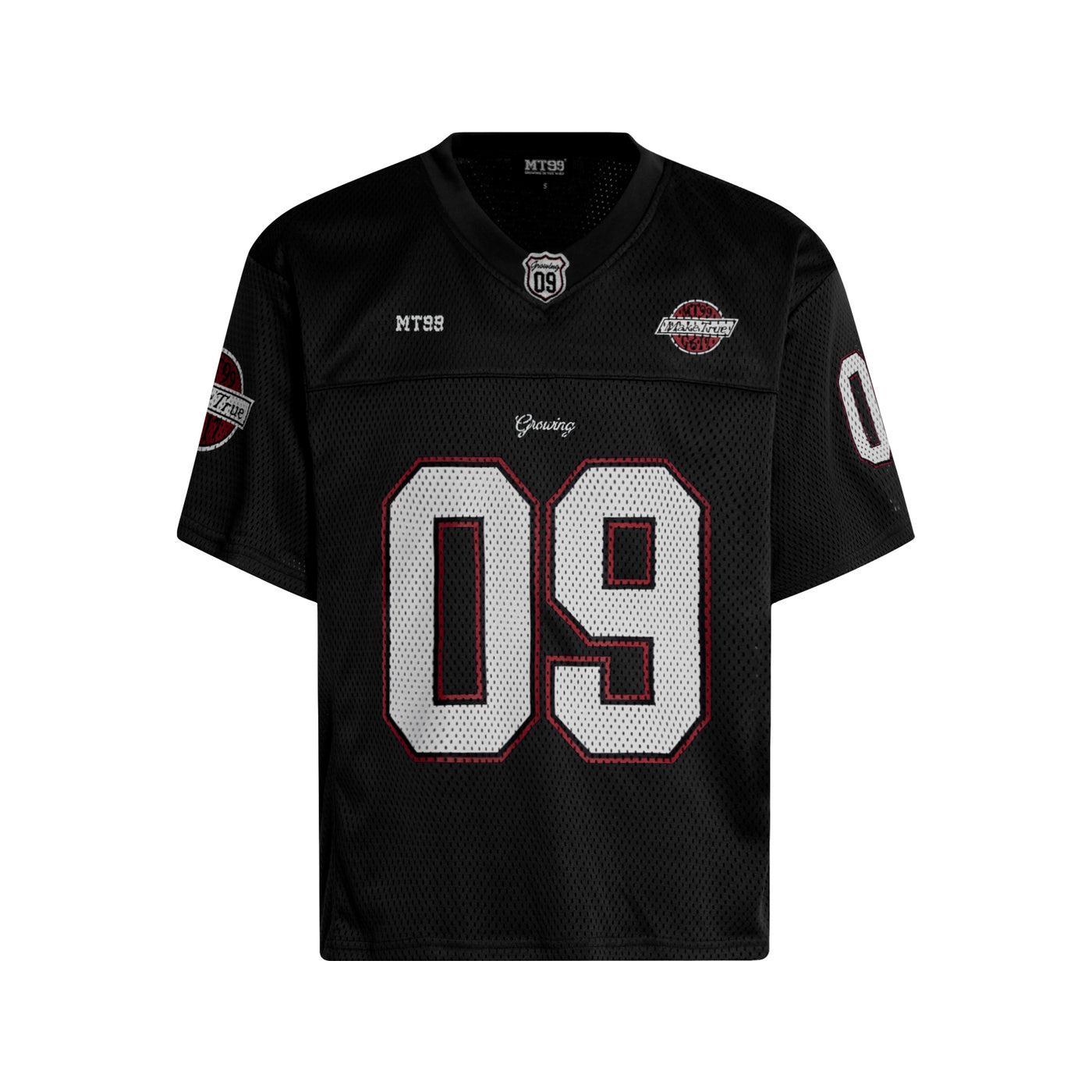 MT99 09 Patch Football Jersey flat product view