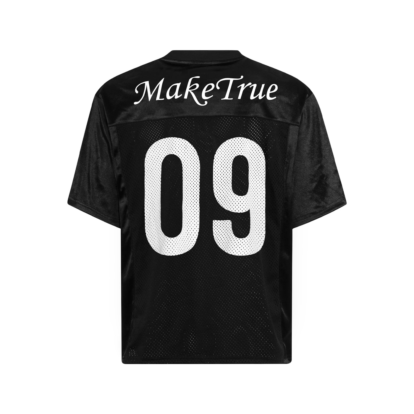 MT99 Make True 09 Football Jersey detail close-up