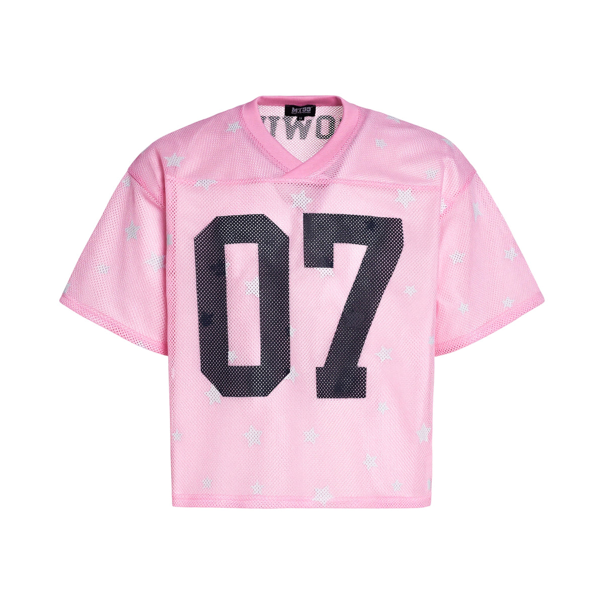MT99 07 Star Football Jersey pink color image