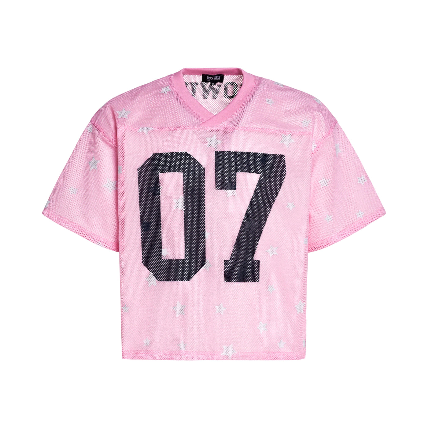 MT99 07 Star Football Jersey pink color image