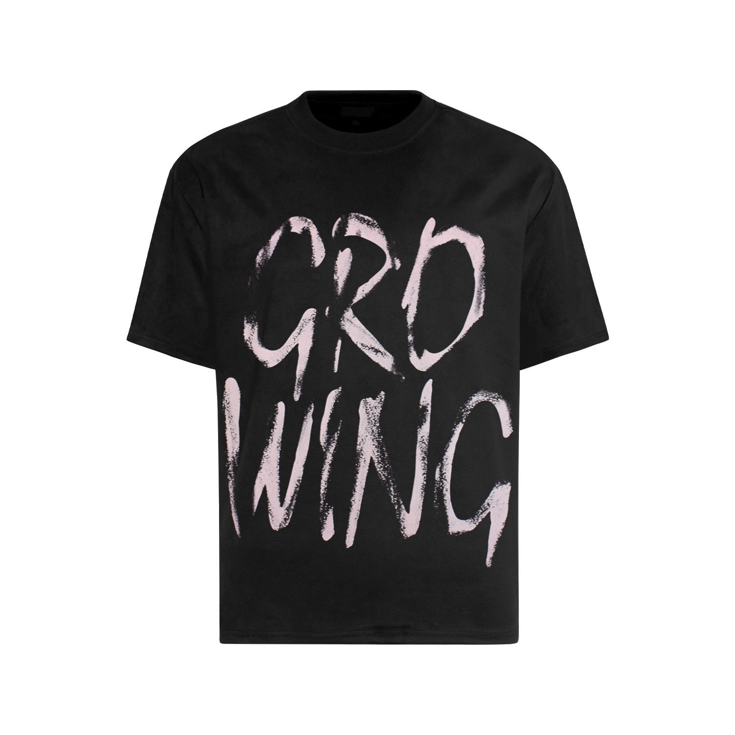 MT99 Growing Oversized Graphic Tee black front product image