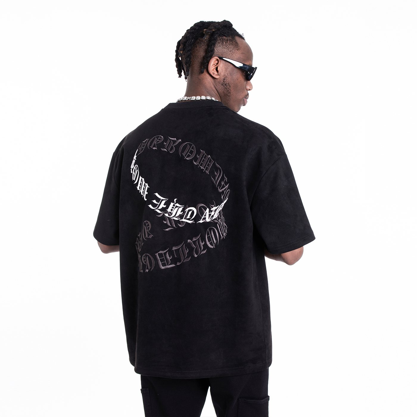 MT99 Gothic Arc Suede Graphic Tee alternate view