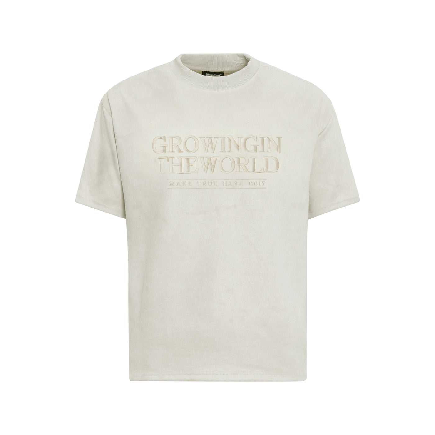 Growing The World Suede Tee - Apricot