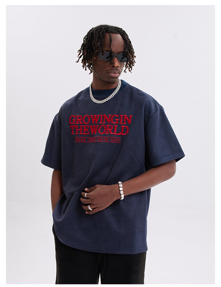 MT99 Growing The World Suede Tee