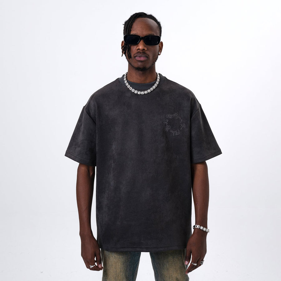 MT99 Tonal Arc Suede Graphic Tee