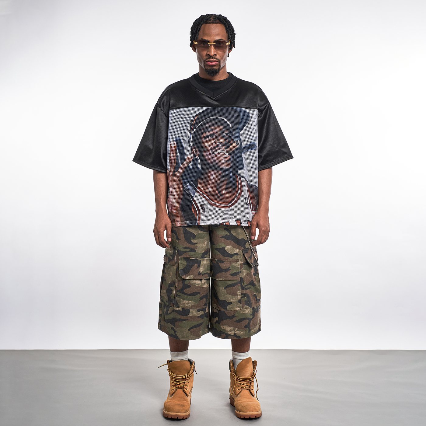 MT99 Portrait Mesh Graphic Tee alternate view