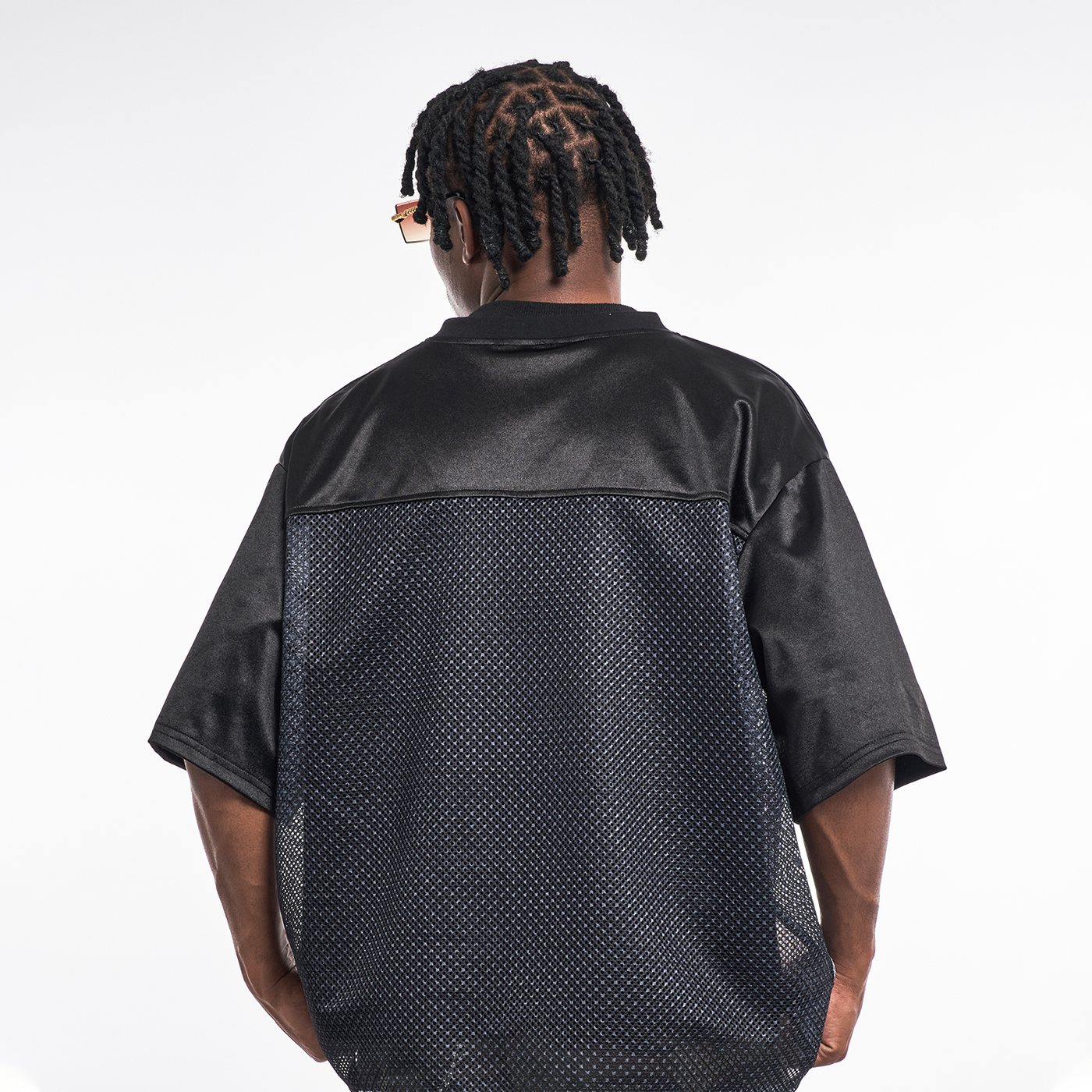MT99 Portrait Mesh Graphic Tee detail view