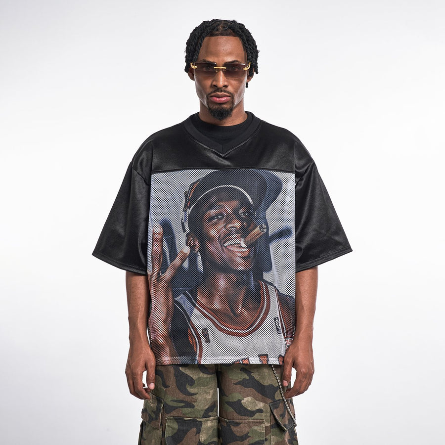 MT99 Portrait Mesh Graphic Tee