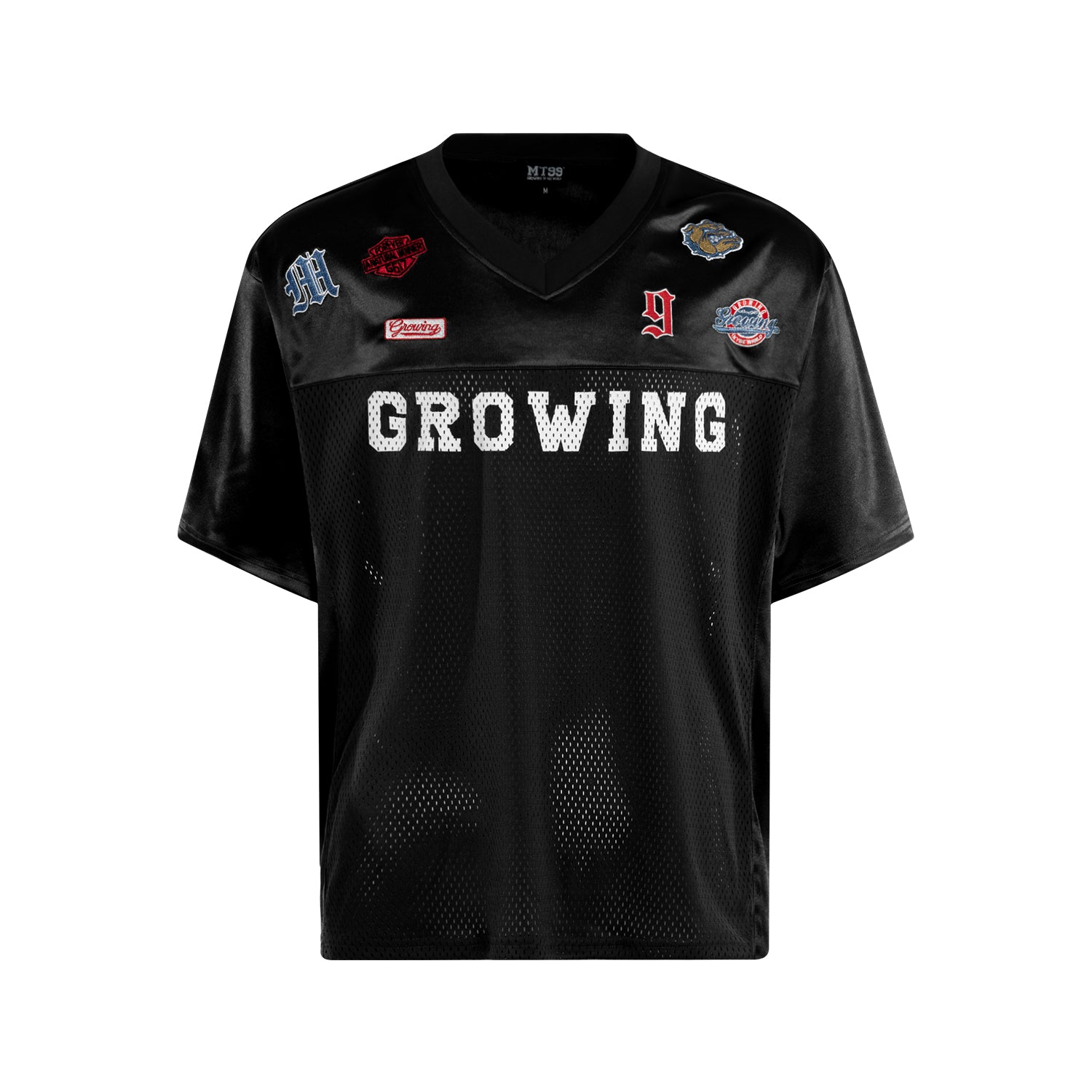 MT99 Growing Patch Mesh Jersey black front product image
