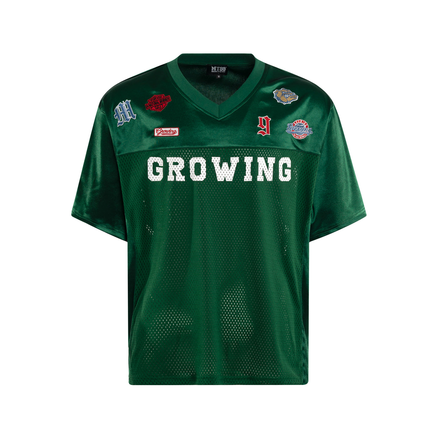MT99 Growing Patch Mesh Jersey green front product image