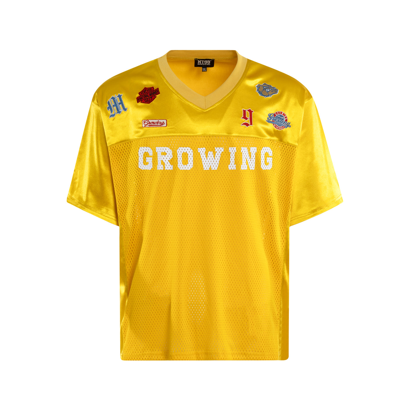 MT99 Growing Patch Mesh Jersey yellow front product image