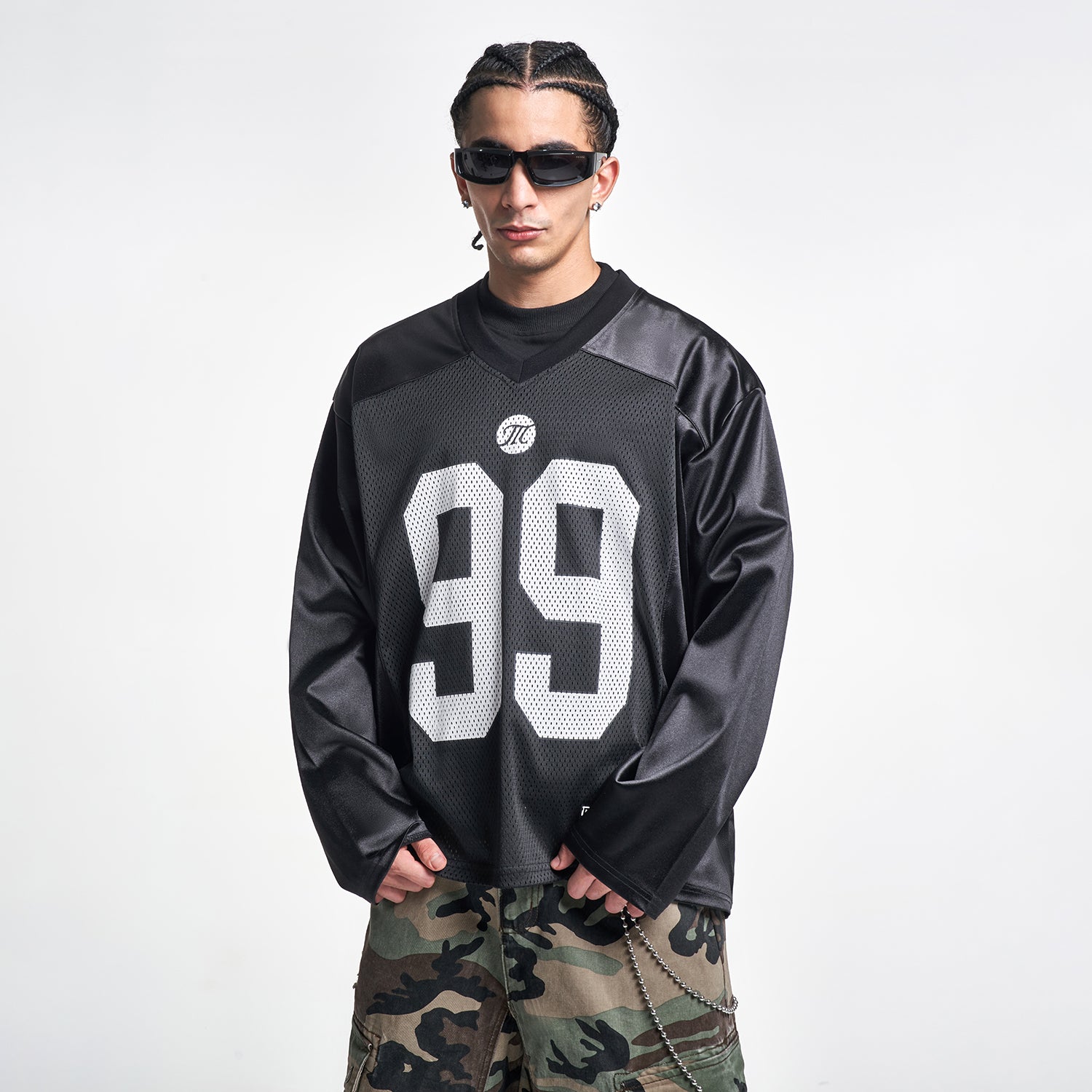 MT99 99 Growing Long Sleeve Jersey black front product image