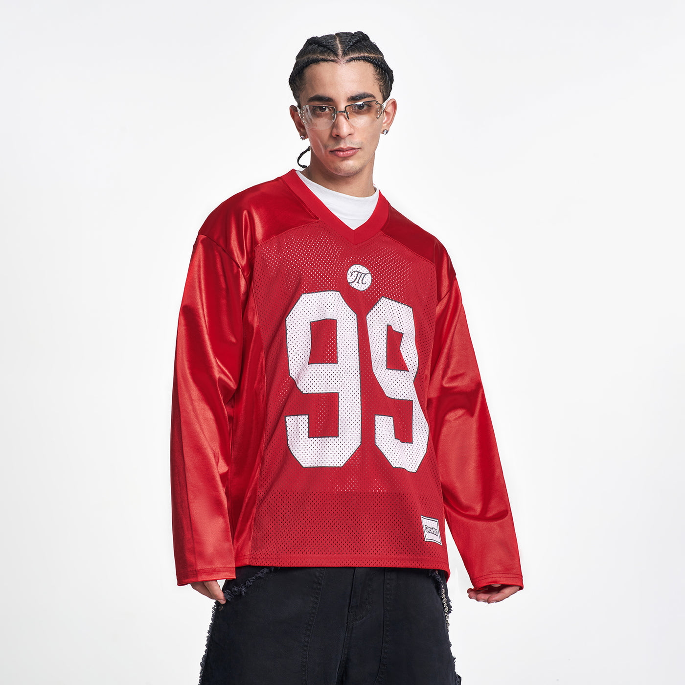 MT99 99 Growing Long Sleeve Jersey red front product image