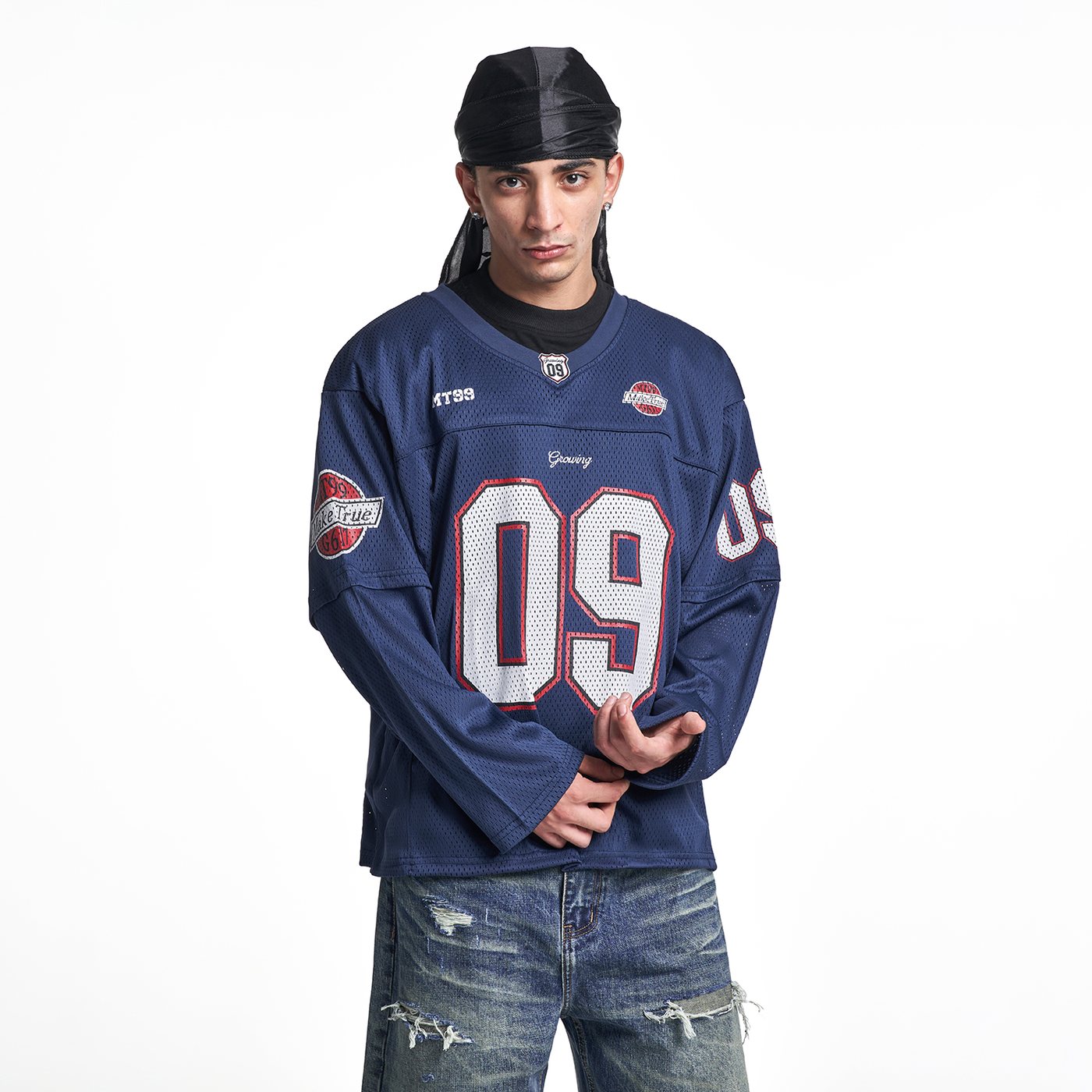 MT99 09 Long Sleeve Football Jersey detail view