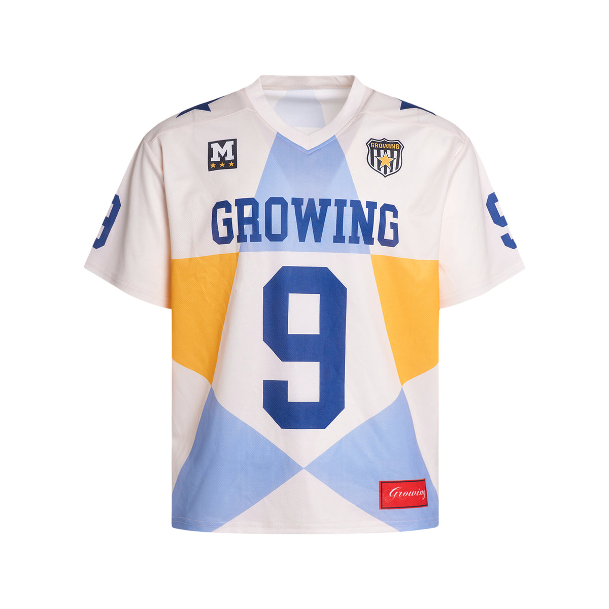 MT99 9 Star Football Jersey cream color image