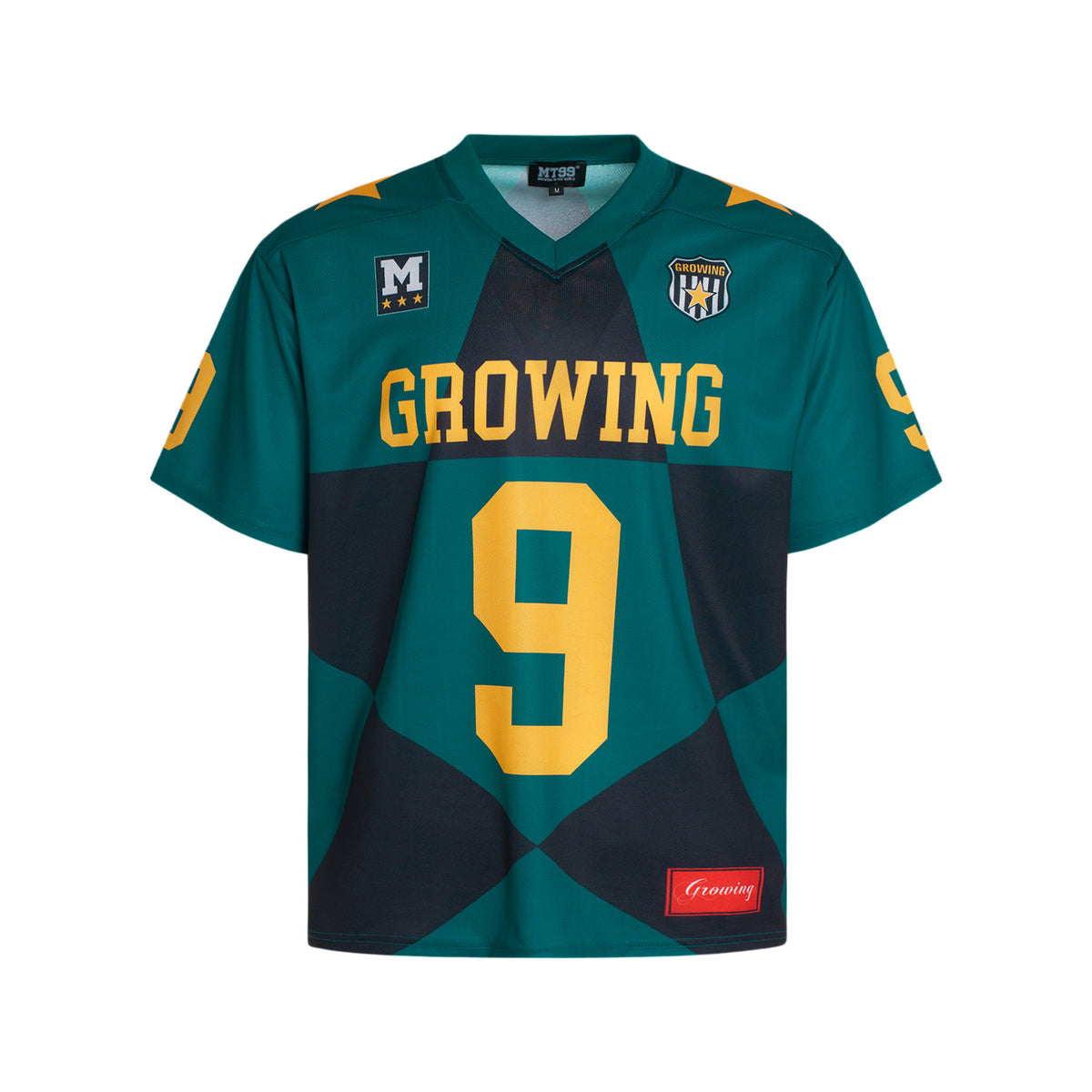 MT99 9 Star Football Jersey green color image