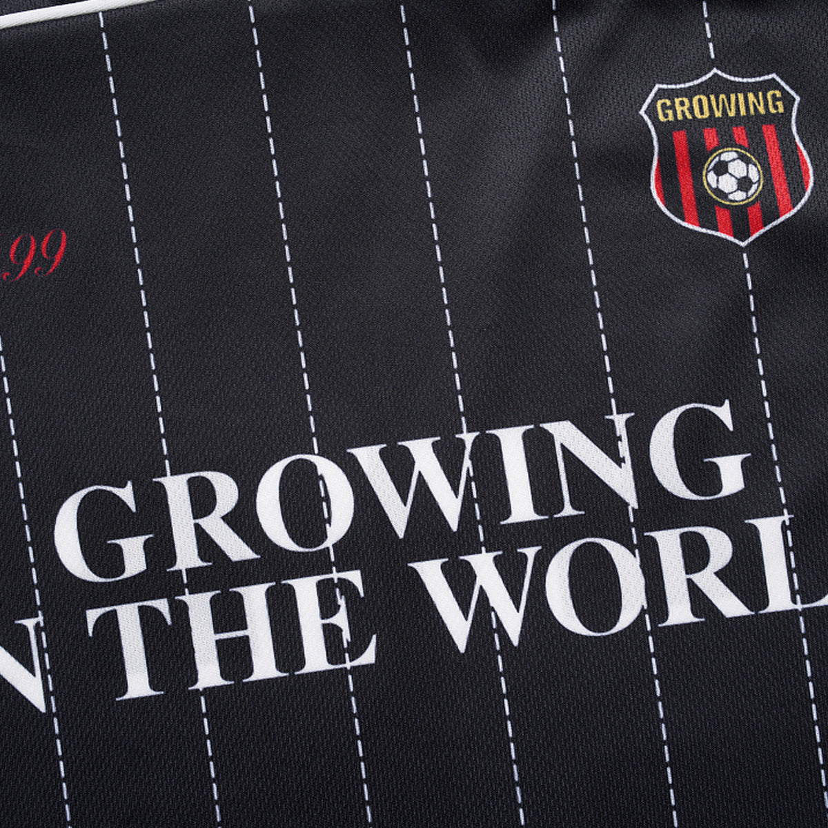 MT99 99 Pinstripe Football Jersey detail image