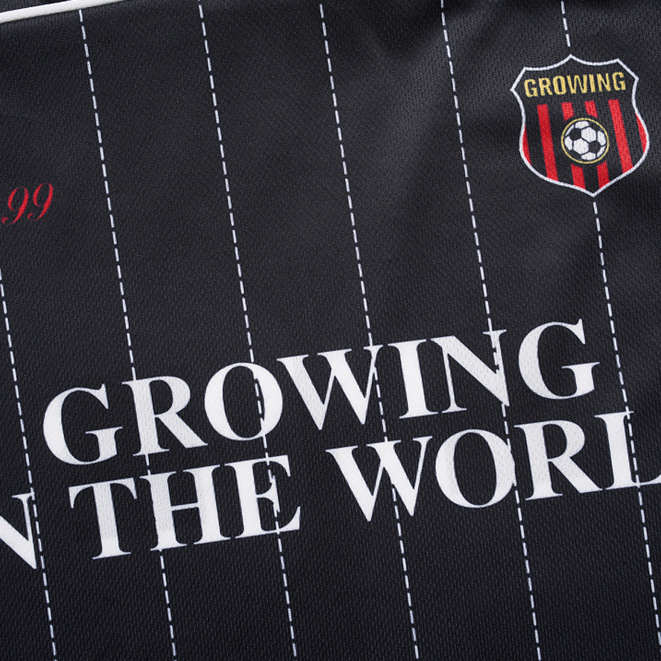 MT99 99 Pinstripe Football Jersey detail image