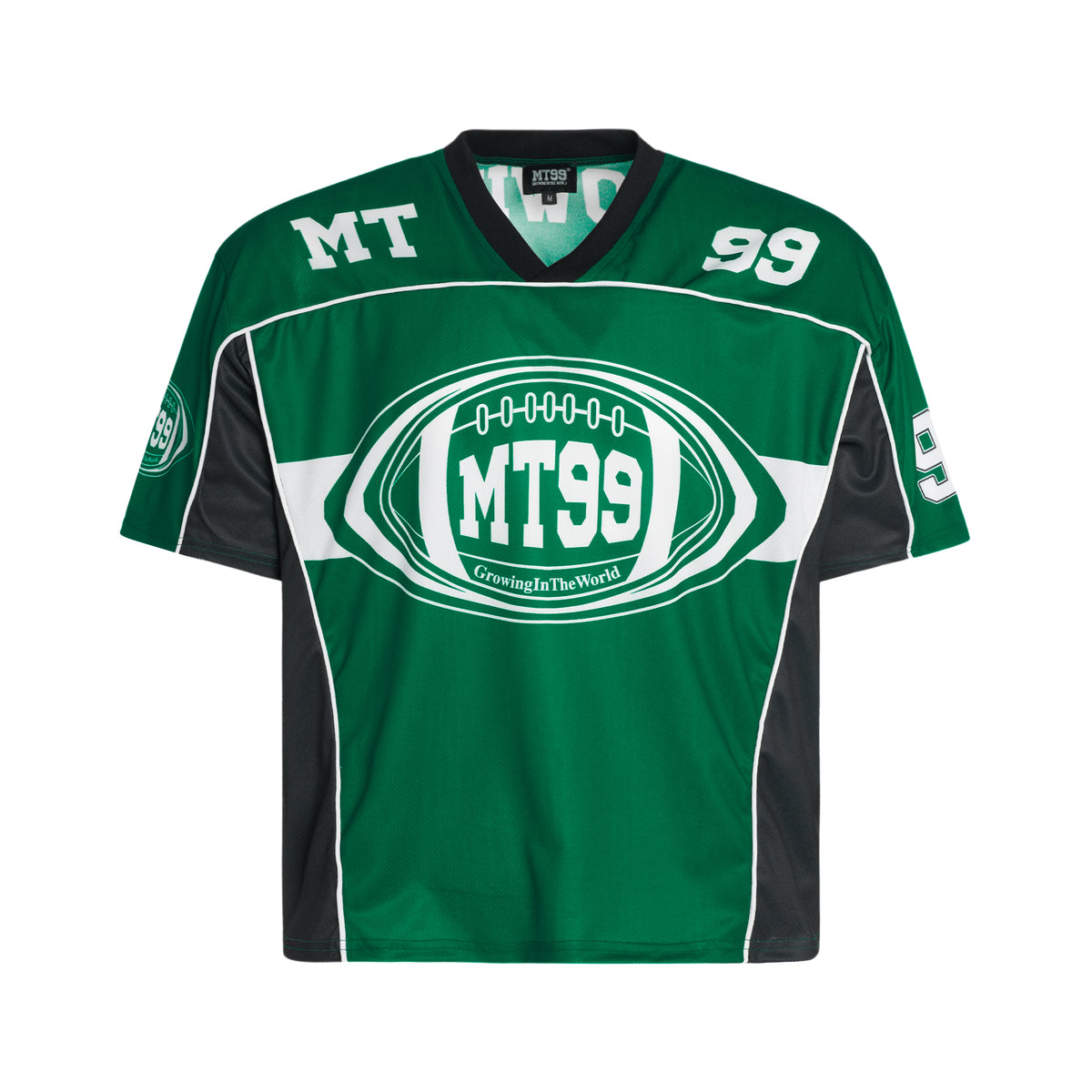 MT99 Team 99 Football Jersey green color image