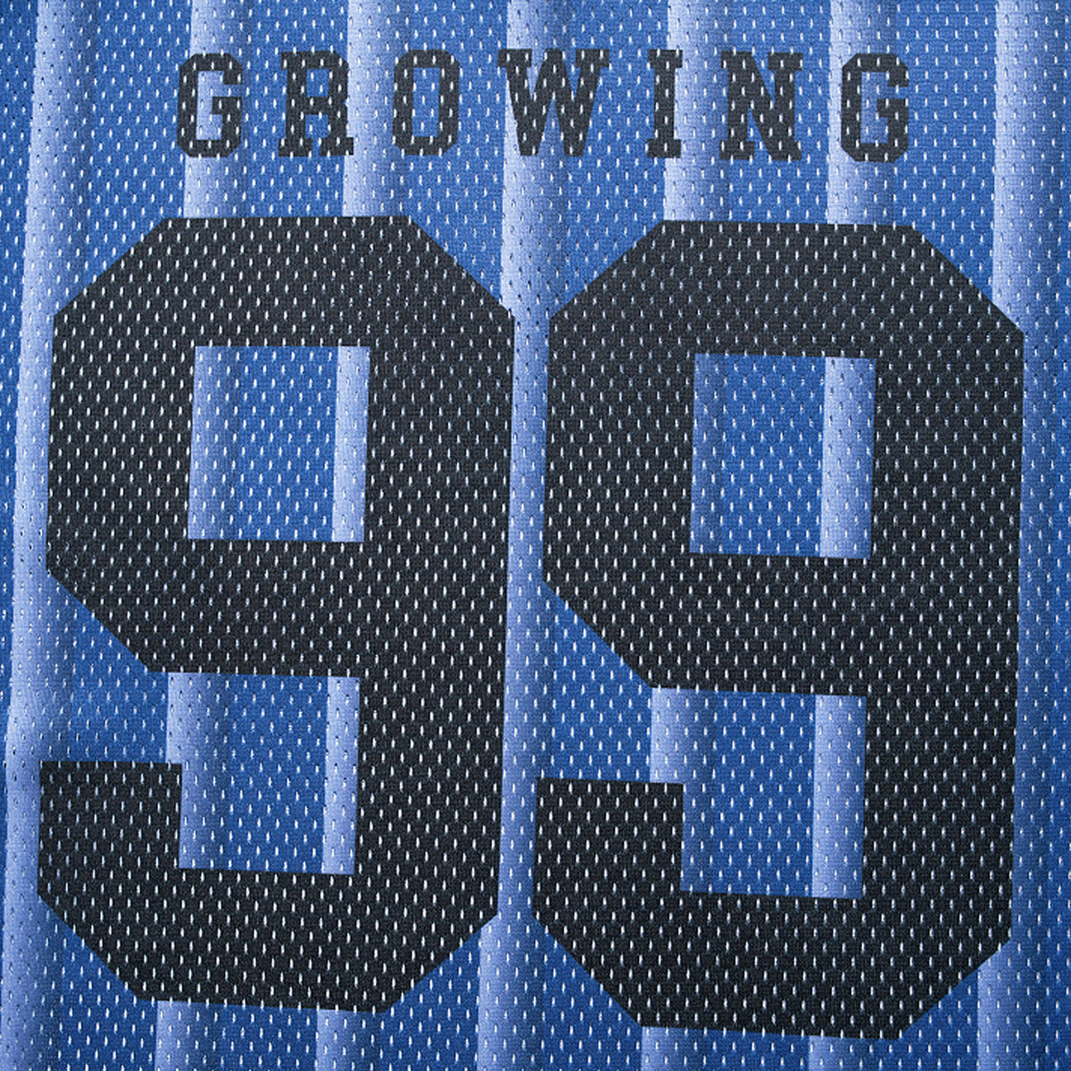 MT99 99 Blue Striped Jersey detail image